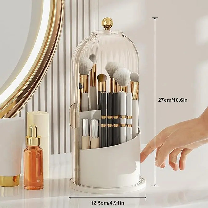 2026 Dustproof Rotating Toothbrush Holder | Spring Cleaning Bathroom Organizer | Cleantok Viral Must-Have | Tiktok Made Me Buy It | Hygiene Vanity Storage