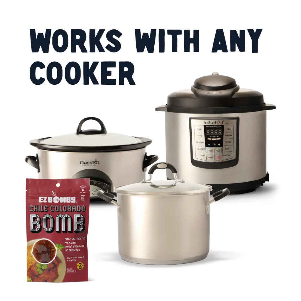 Chile Colorado Bomb Bundle by EZ Bombs - Seasoning Spice Bomb Flavor for Authentic Mexican Dishes - Traditional
