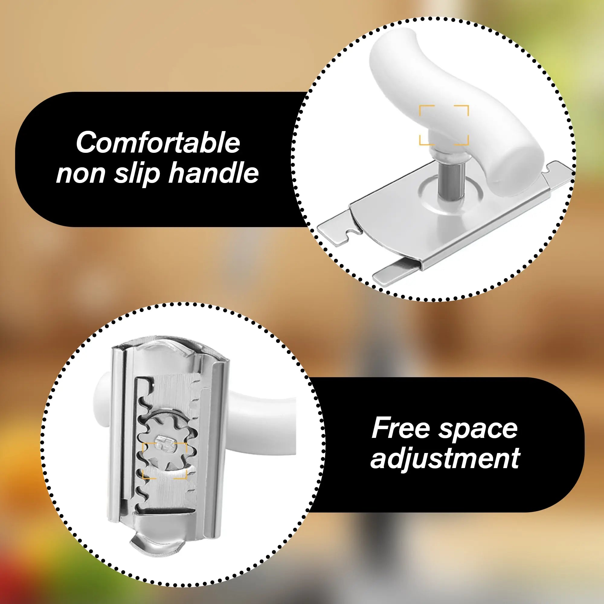 2 Counts Stainless Steel Jar Opener for Easy Opening, Jar Lid Opener for Weak Hand, Suitable for Small and Medium Cans, White & Green