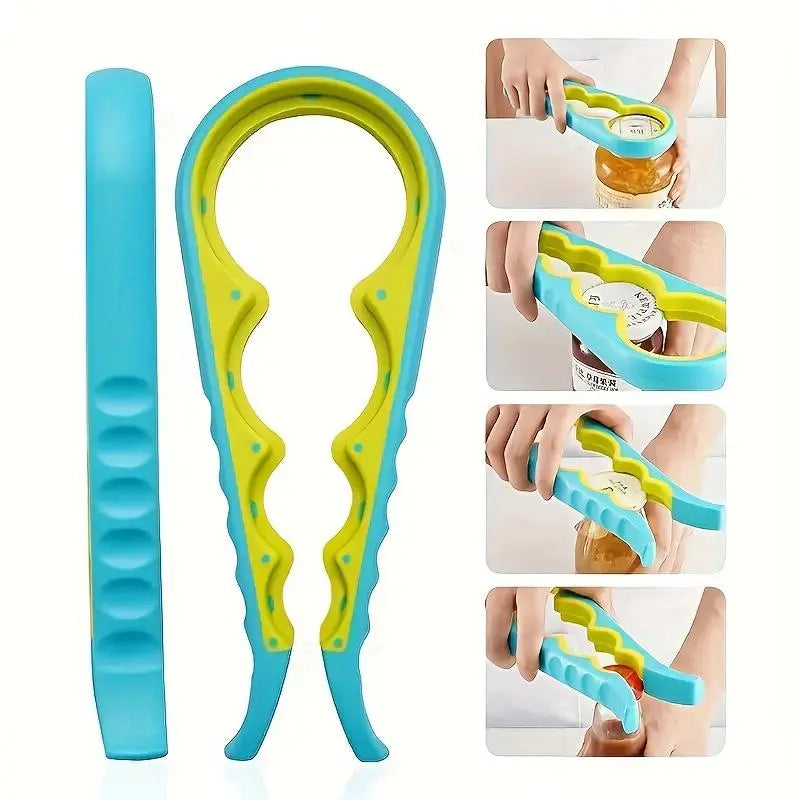 4 in 1 Can Opener, 1Pc Multifunctional Can Opener, Easy Use Kitchen Gadget for Elderly, Essential Kitchen Tool and Thanksgiving Gift, Utensils, Beverage Can Opener