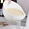 Rice Washing Drain Basket, 1 Count Rice Washing Sieve, Multifunctional Rice Strainer, Household Kitchen Gadgets for Home Use, Kitchen Accessories, Utensils