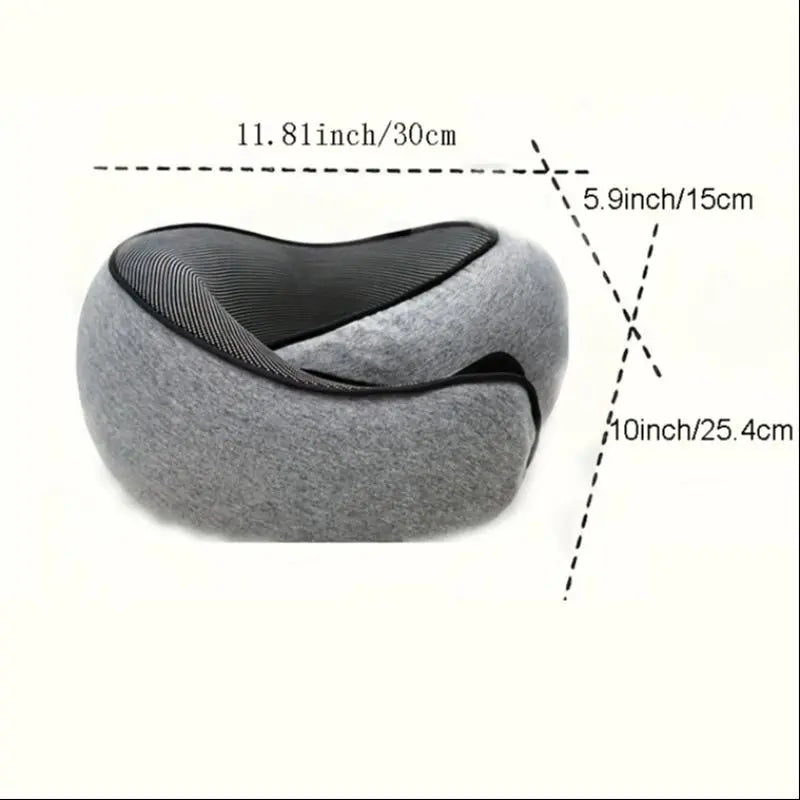 Travel Neck Pillow, Breathable Comfortable Memory Foam Neck Pillow, Travel Nap Pillow with Storage Bag, Valentine'S Day Gift, Supportive Memory Foam