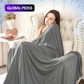 Summer Cooling Blanket, Machine Washable Blanket, Cold Air Conditioning Nylon Blanket, Lightweight Breathable Soft Cooling Smooth Blankets for Sleeping, Cozy Room Accessories, Mother'S Day Gifts, Bedroom Accessories #GLOBAL PICKS