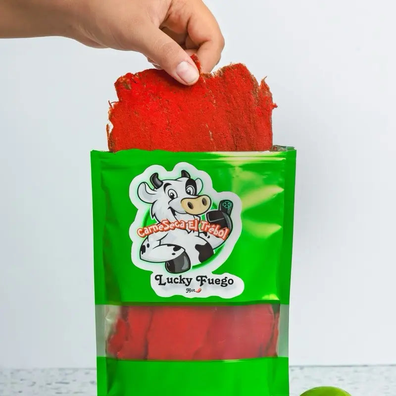 LUCKY FUEGO 100% Quality Homemade Dried Prepped Meat with the Best Fuego Flavor 4OZ Beef Jerky Variety Protein Natural