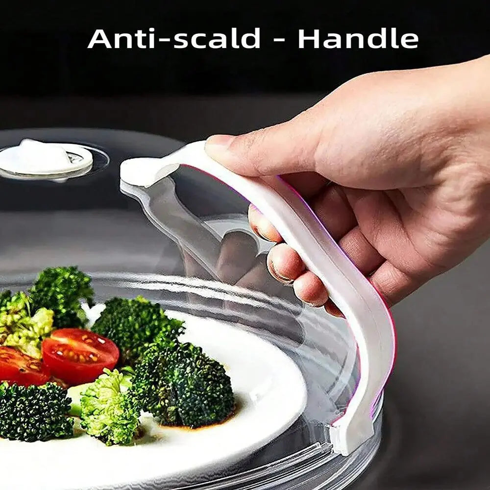 1Pc Microwave Splatter Cover for Food, Transparent Microwave Pot Lid, Bowl Plate Service Cover, Essential Kitchen Item, Kitchenware, Kitchen Utensils, Clear #GLOBAL PICKS