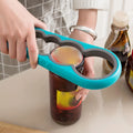 4 in 1 Can Opener, 1Pc Multifunctional Can Opener, Easy Use Kitchen Gadget for Elderly, Essential Kitchen Tool and Thanksgiving Gift, Utensils, Beverage Can Opener