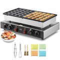 【Father'S Day】Vevor 50PCS 43Mm Mini Dutch Pancake Maker Commercial Dorayaki Baker 1700W