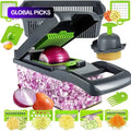 15-In-1 Multifunctional Vegetable Chopper, Durable Vegetable Slicer, Vegetable Cutter, Garlic Chopper, Onion and Potato Grater, Kitchen Shredder, Kitchen Accessories, Veggie Chopper, Fruit and Vegetable Slicer #GLOBAL PICKS