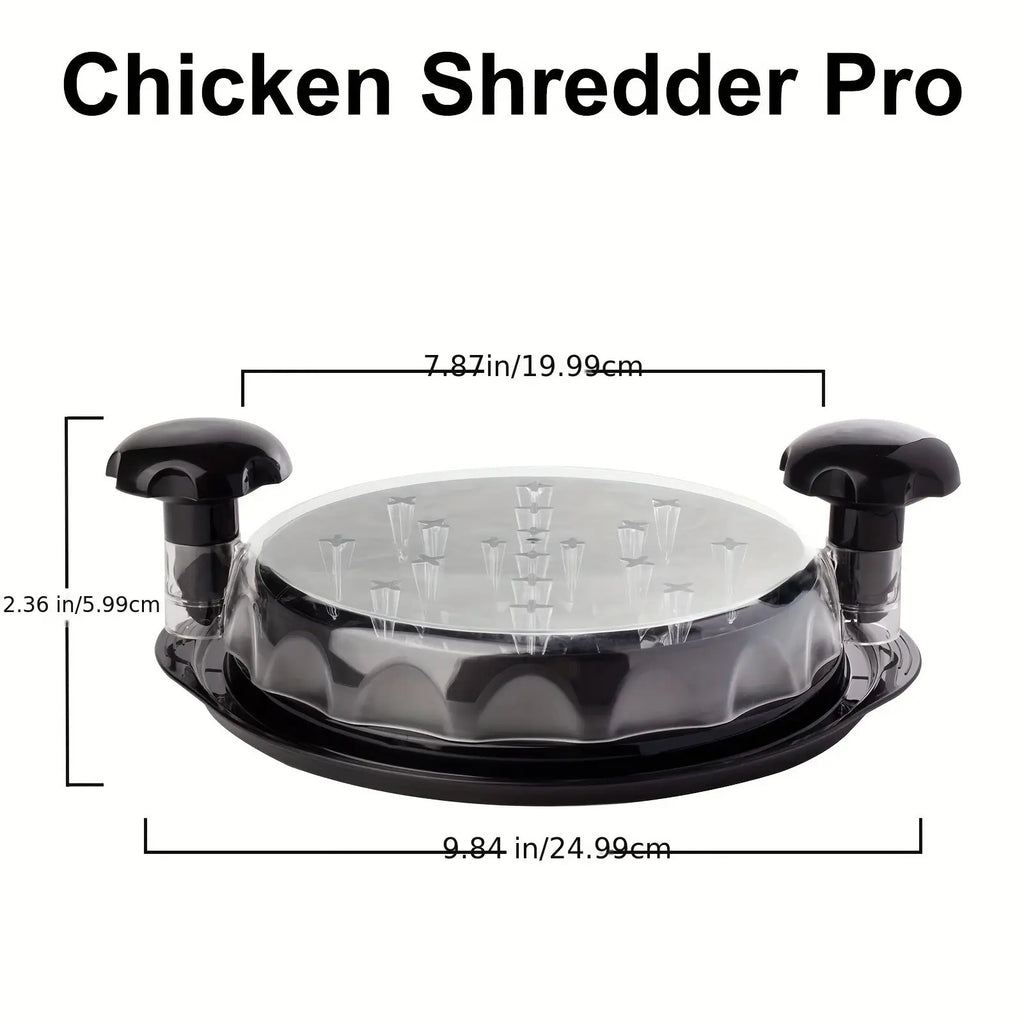 Manual Meat Shredder Tool with Transparent Lid, Ergonomic Handle and Strong Anti-Slip Strips, Bpa-Free Kitchen Shredder, Food Shredder Tool, Ideal for Shredding Chicken, Pork & Beef Kitchen Utensils Tools #GLOBAL PICKS