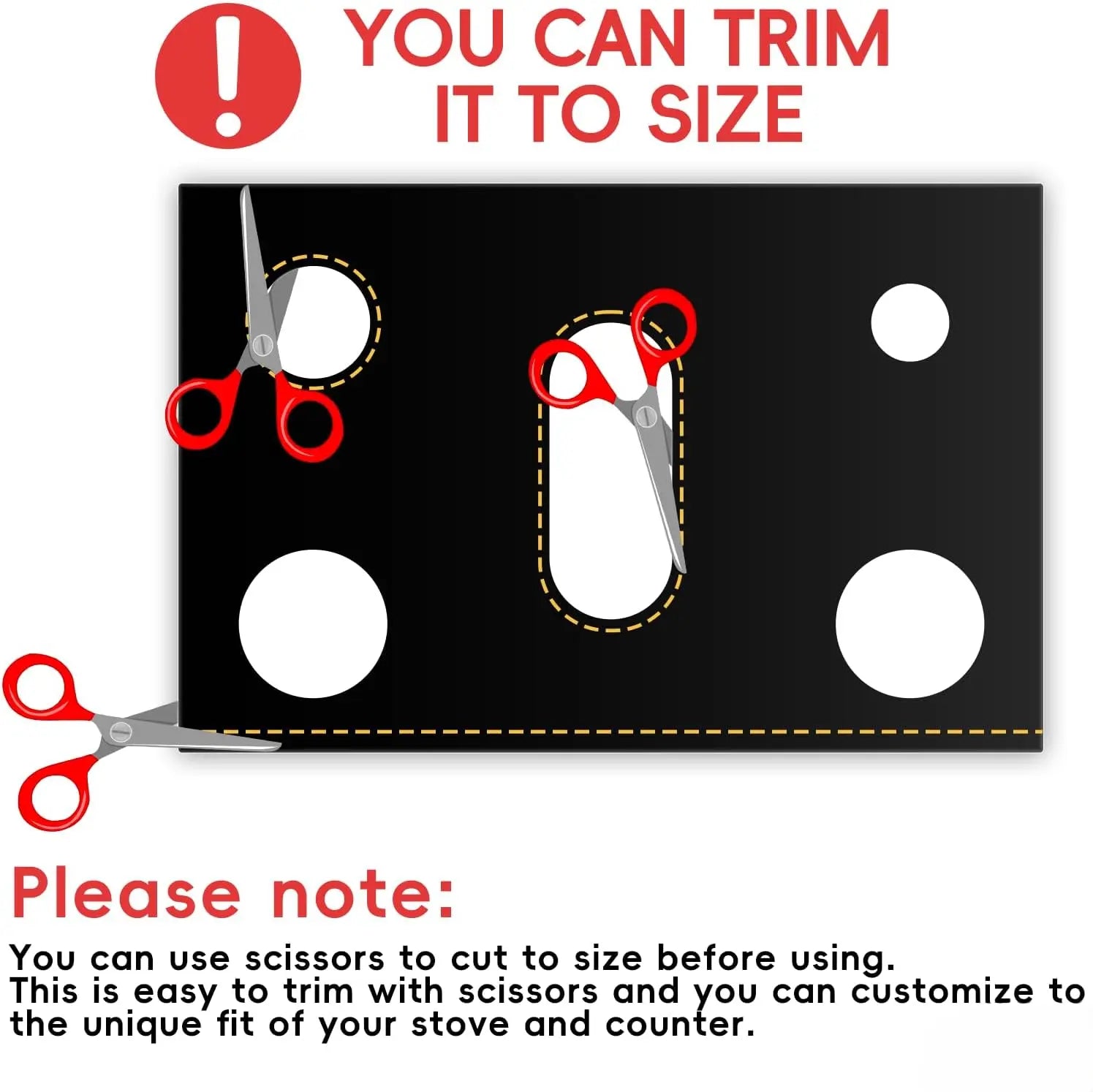 Gas Burner Mats for Samsung Gas Stove – Heat Resistant, Oil Resistant, Non-Slip, Reusable Stove Protectors for Easy Cleaning Kitchen Cooking