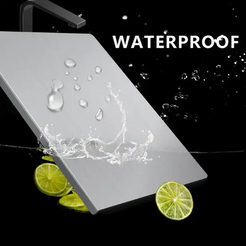 Stainless Steel Chopping Board, Non-Slip Kitchen Chopping Board, Kitchen Cutting Board, Kitchen Accessories, Household Kitchen Gadgets #Summervibes