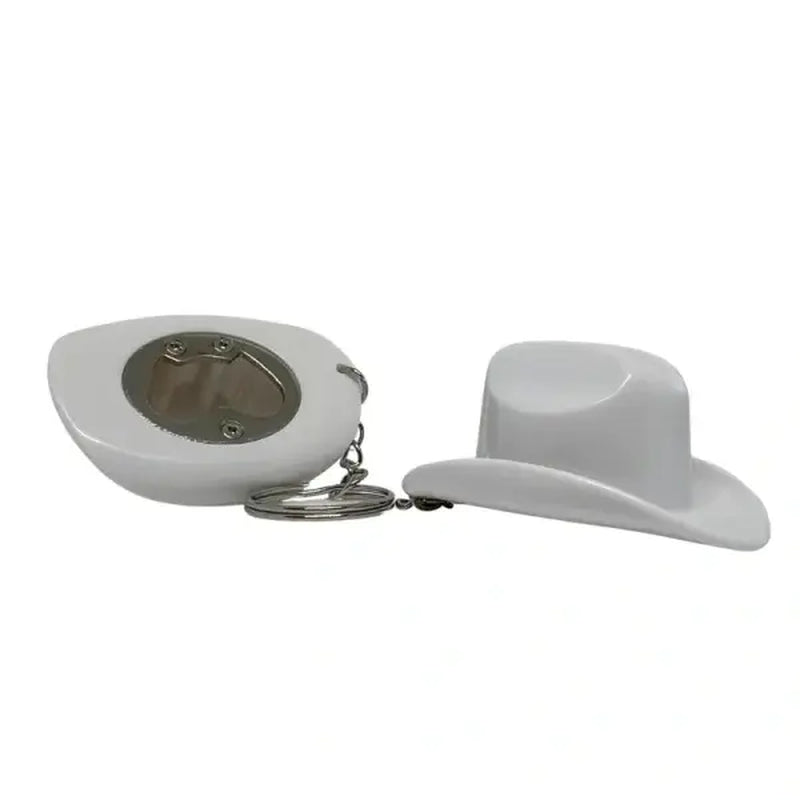 Cowboy Hat Texas Style Bottle Opener Keychain, Available in Three Colors to Create Your Personalized Style. Kitchen Utensils