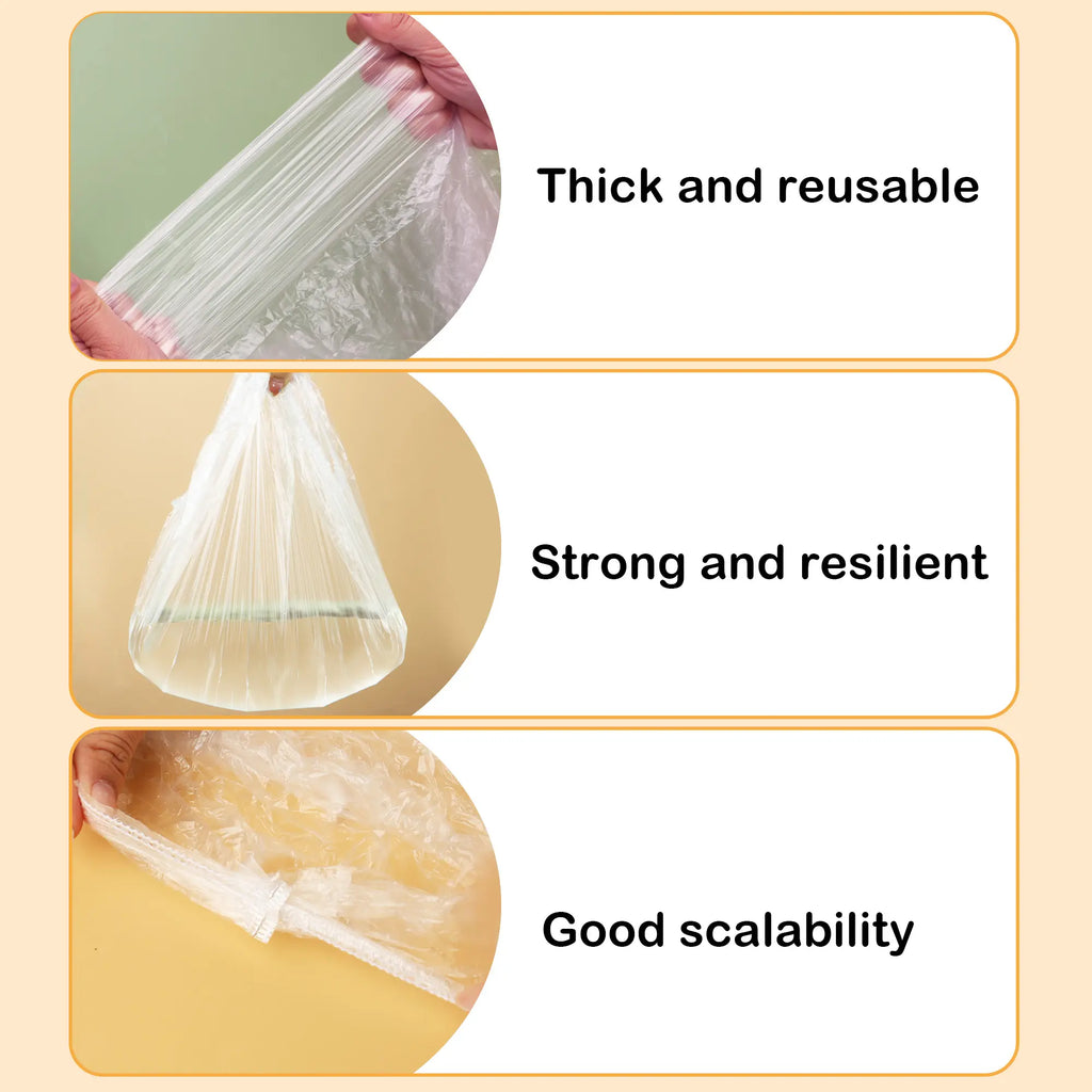 30 Counts Clear Small Appliance Covers, Works for Kitchen Cooking Bowls, Reduces Cleaning Time for Kitchen Utensils before Use