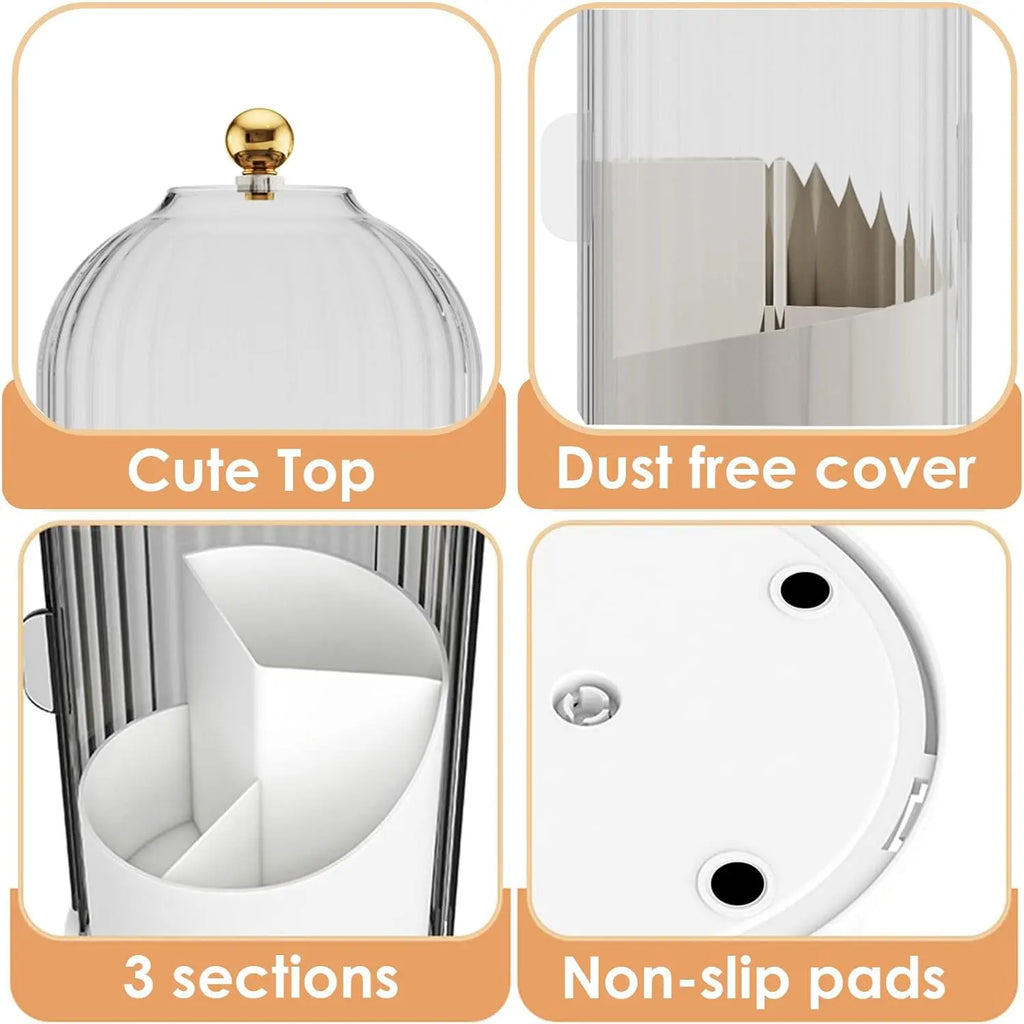 [Summervibes] 2-Count Toothbrush Holder Set - Modern Countertop Bathroom Decor, Stylish & Durable Toothpaste Organizer for Easy Storage