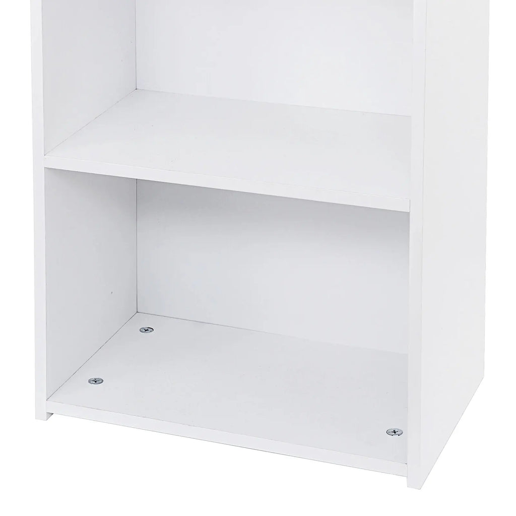 Segawe Modern Aesthetic 5-Tier Narrow Indoor Bookshelf - Home Furniture, Home Storage Organizer, House Decor Room Accessories Shelves (15.8"X9.5"X52")