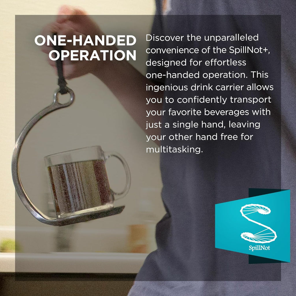 The Non-Slip Cup Holder Drink Tray, Durable, Non-Mess, Innovative Handheld Beverage Carrier