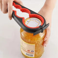 4 in 1 Can Food Opener, Manual Jar Opener, Lid Opener for Elderly, Arthritis Hand and Any Strength Low People, Can Openers for Seniors, Portable Kitchen Gadgets, Utensils, Household Items, Kitchenware, Home