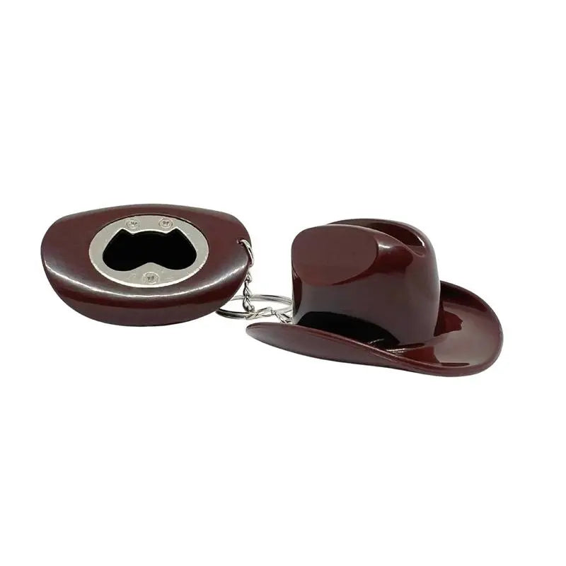 Cowboy Hat Texas Style Bottle Opener Keychain, Available in Three Colors to Create Your Personalized Style. Kitchen Utensils
