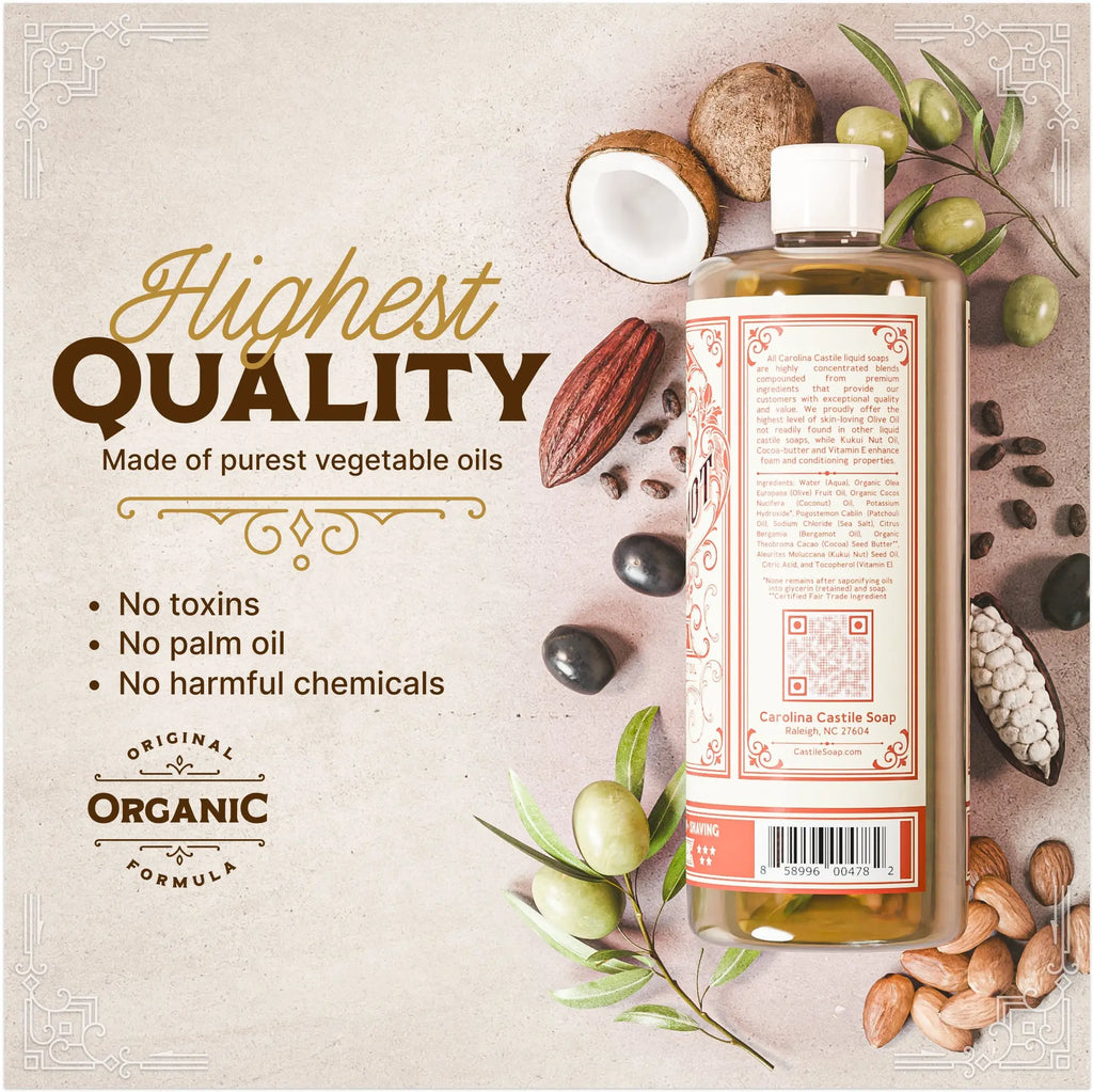 Patchouli and Bergamot Castile Soap