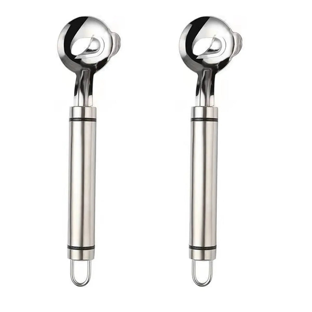 Home Master 3 PCS Stainless Steel Cactus Peeler Set - Ergonomic Blade Tool for Peeling, Slicing, and Cutting - Silver Color, Easy to Clean, Hanging Design for Kitchen Tasks