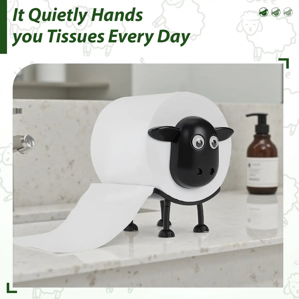 2026 Viral Funny Sheep Tissue Holder 3PCS Set – Cute 3D Printed Toilet Paper & Kitchen Roll Holder, Quirky Home Decor, Must-Have Household Essentials #Summervibes