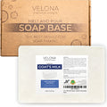 5 LB - Goats MILK Soap Base by Velona | SLS/SLES Free | Melt and Pour | Natural Bars for the Best Result for Soap-Making