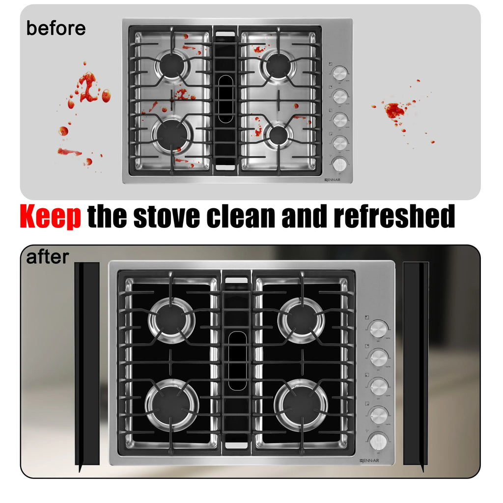 Gas Burner Mats for Samsung Gas Stove – Heat Resistant, Oil Resistant, Non-Slip, Reusable Stove Protectors for Easy Cleaning Kitchen Cooking