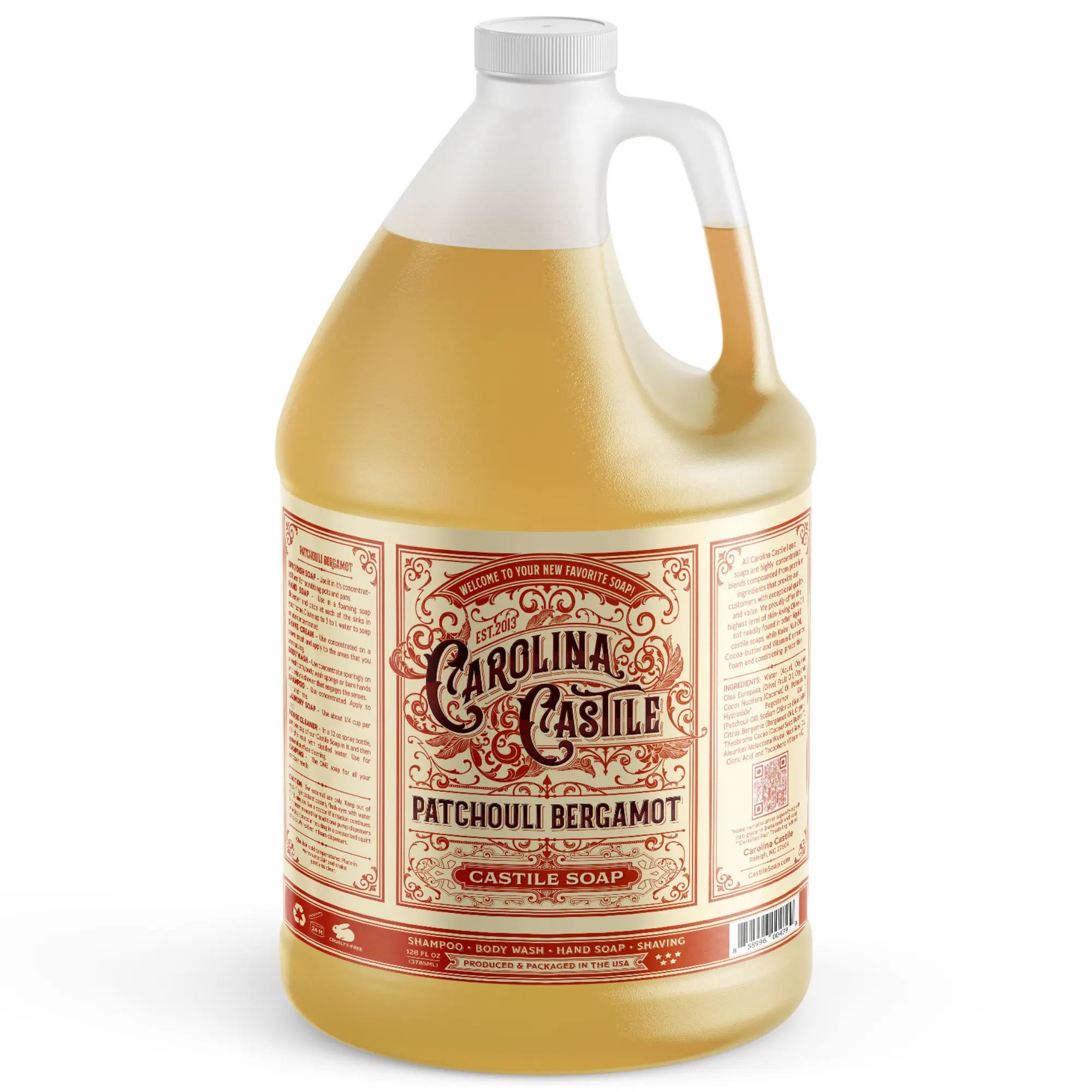 Patchouli and Bergamot Castile Soap