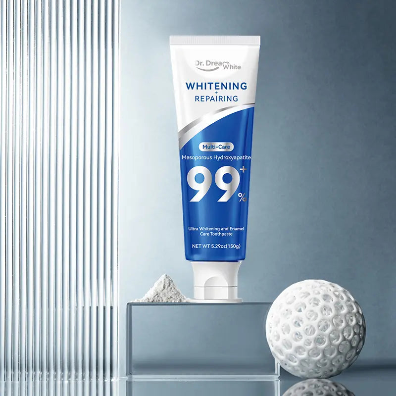 Dr.Dreamwhite Mesoporous Hydroxyapatite Mhap Toothpaste | Ultra Whitening & Enamel Reparing | Fresh Breath | Cucumber Melon & White Tea Flavor | 5.29Oz