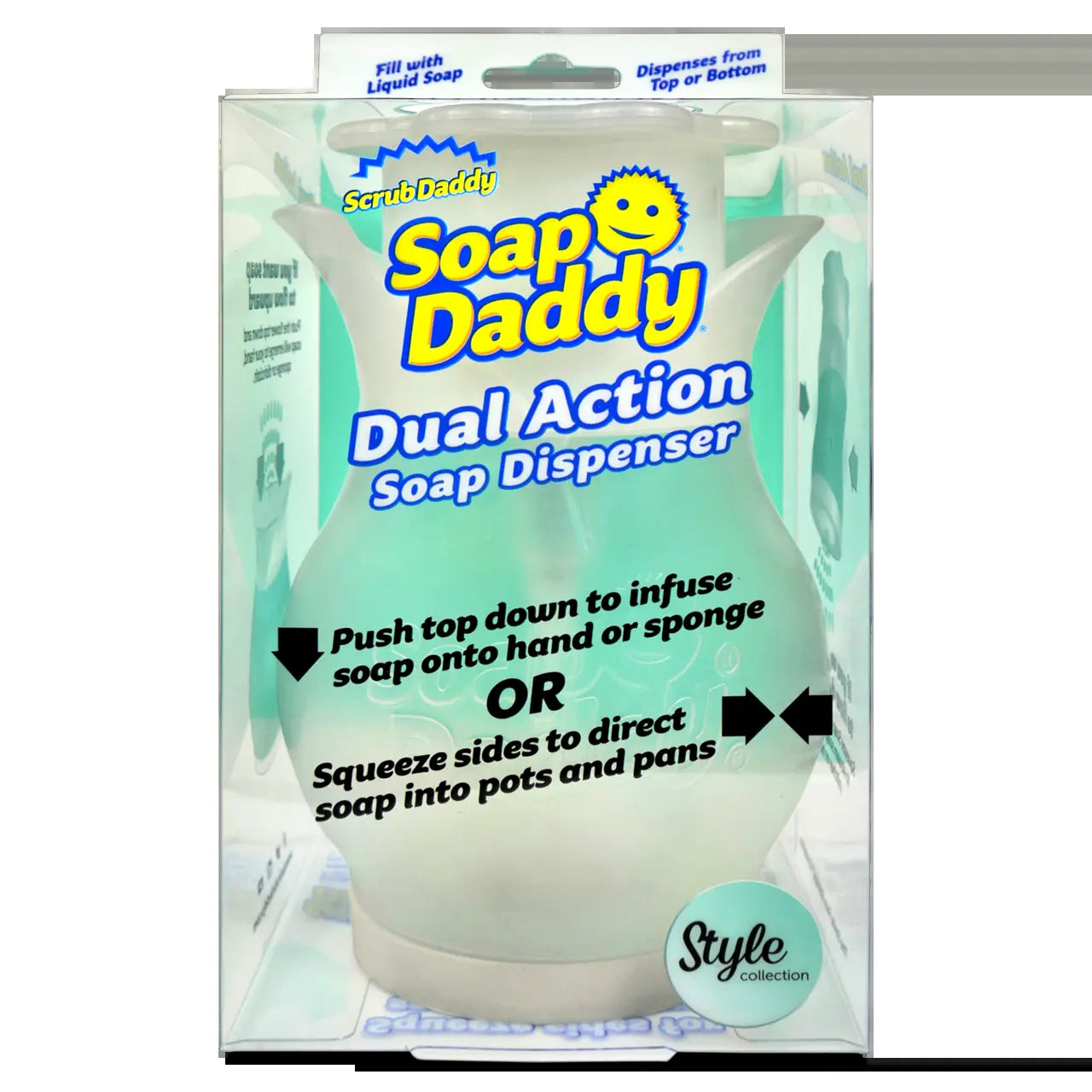 Soap Daddy (1Ct) - Dish Detergent Dispenser Translucent
