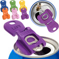 Complete Cover Easy Tab Opener New and Improved 6PK Beverage Barricade 2.0. Colorful Drink Can Protector Cap for Soda, Beer, Coke Shields from Bugs, Bees, Dust at the Party, BBQ, Beach