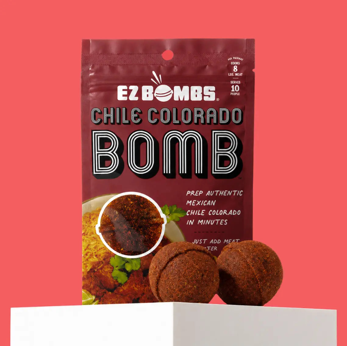 Chile Colorado Bomb Bundle by EZ Bombs - Seasoning Spice Bomb Flavor for Authentic Mexican Dishes - Traditional
