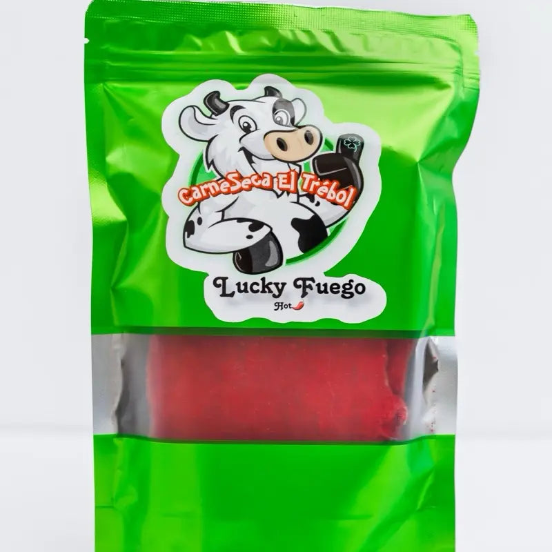 LUCKY FUEGO 100% Quality Homemade Dried Prepped Meat with the Best Fuego Flavor 4OZ Beef Jerky Variety Protein Natural