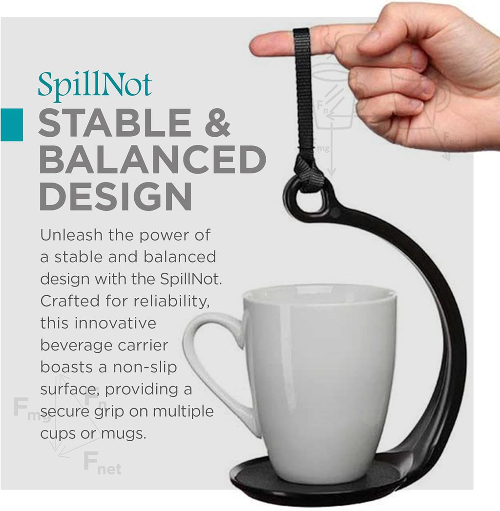 The Non-Slip Cup Holder Drink Tray, Durable, Non-Mess, Innovative Handheld Beverage Carrier