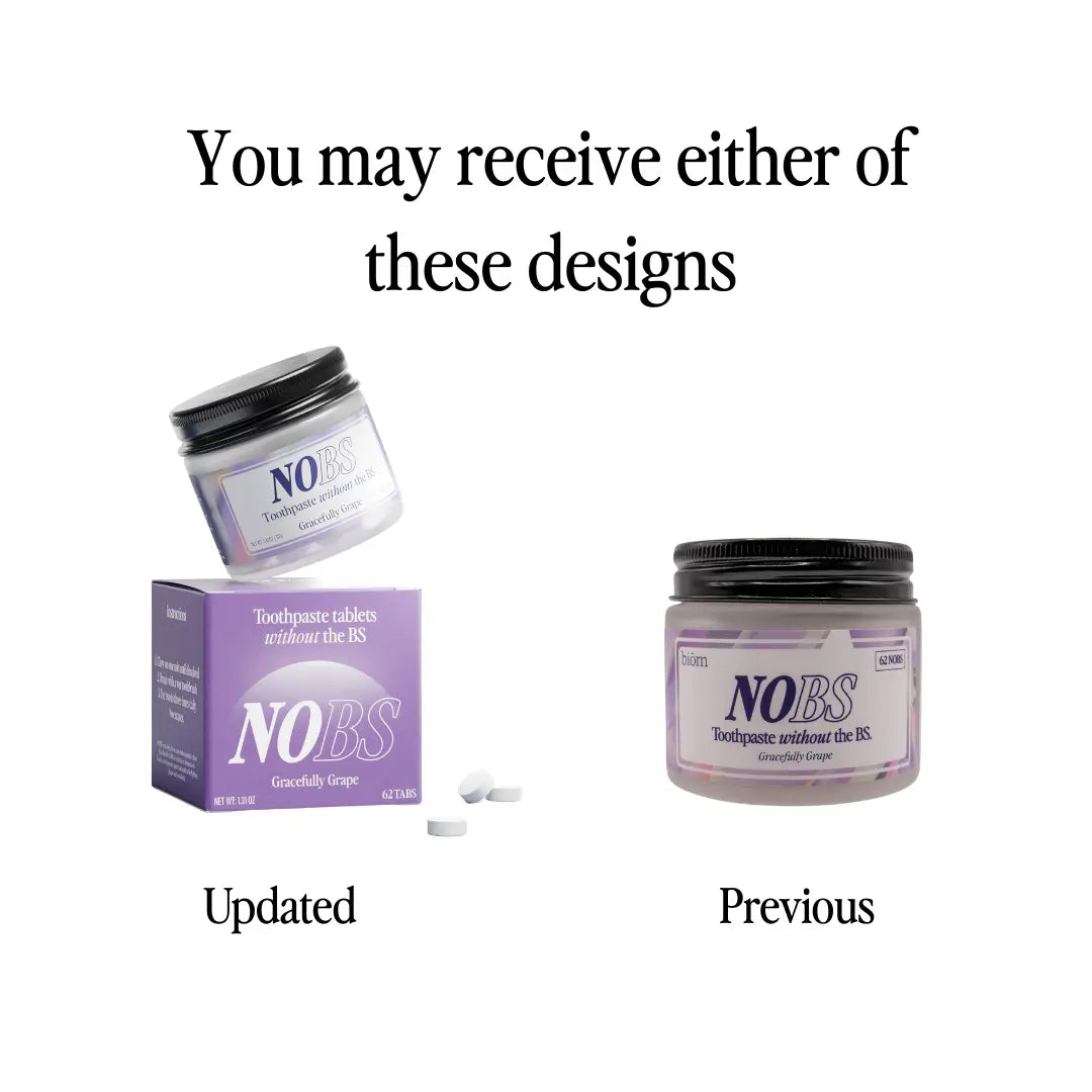 NOBS Toothpaste Tablets (Blueberry Bliss)