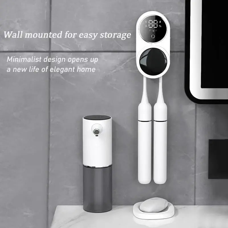 Smart Toothbrush Holder, USB Charging Toothbrush Disinfector Box, UV Toothbrush Sanitizer, Automatic Induction Toothbrush Stand, Toothbrush Storage, Bathroom Accessory #GLOBAL PICKS