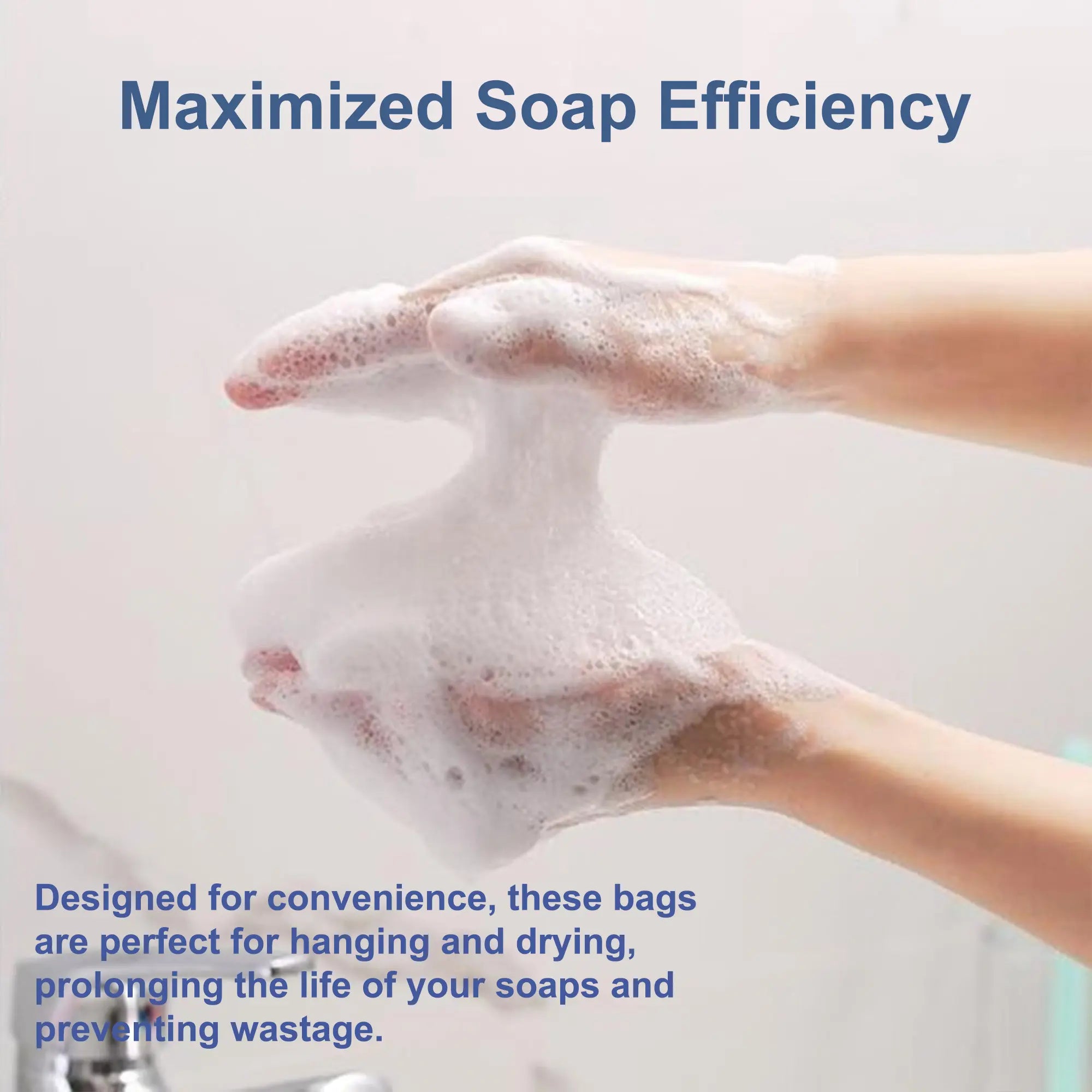 10 Counts Exfoliating Mesh Soap Saver Pouch, Drawstring Closure, Rich Foam Creation, Random Color