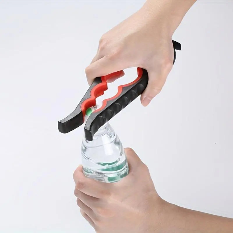 4 in 1 Can Food Opener, Manual Jar Opener, Lid Opener for Elderly, Arthritis Hand and Any Strength Low People, Can Openers for Seniors, Portable Kitchen Gadgets, Utensils, Household Items, Kitchenware, Home
