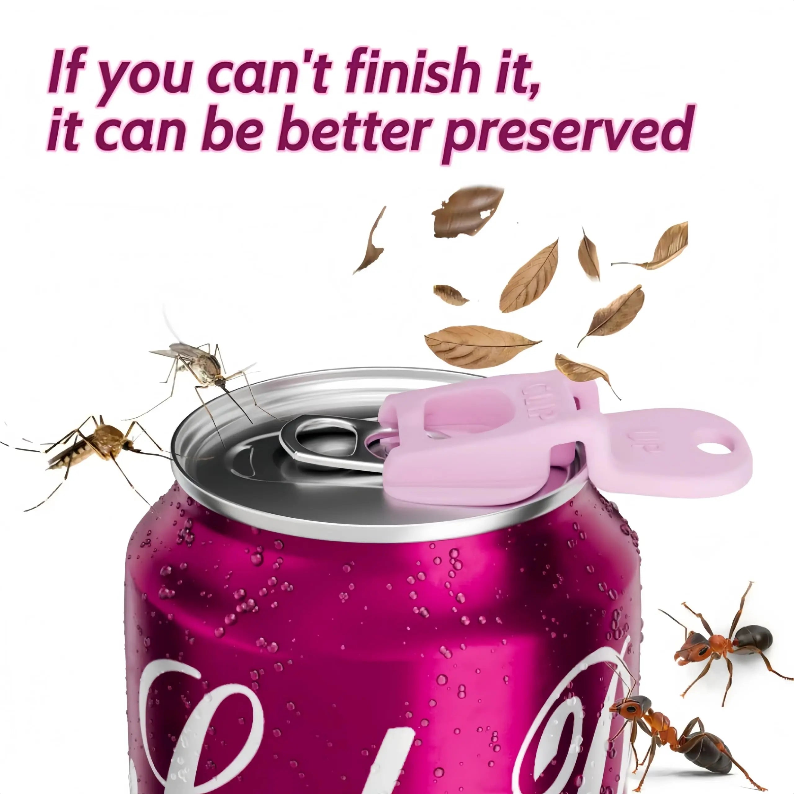 Complete Cover Easy Tab Opener New and Improved 6PK Beverage Barricade 2.0. Colorful Drink Can Protector Cap for Soda, Beer, Coke Shields from Bugs, Bees, Dust at the Party, BBQ, Beach