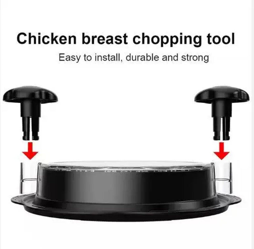 Chicken Shredder, Multifunctional Kitchen Utensil with Detachable Plate for Chicken Breast Shredding, Meat & Poultry Prep Tool, Chicken Breast Shredder, Multifunctional Kitchen Utensils