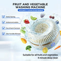 Ydroxyl Ion Fruit & Vegetable Washer - Deep Clean for Produce, Meat & Seafood,Rotatable Fruit and Vegetable Purifier Removes Surface Dirt & Residues Naturally,Portable Kitchen Helper