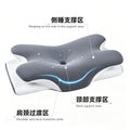 【Fathersdaygift】Vipfree Pro 2.0 Ergonomic Memory Foam Cervical Pillow for Sleeping, Certipur-Us Certified Slow Rebound Foam, Cooling Soft Neck Support for Back Pain Relief, Breathable Gray Pillowcase, Pillows for Sleeping, Bedding, Bed Accessories