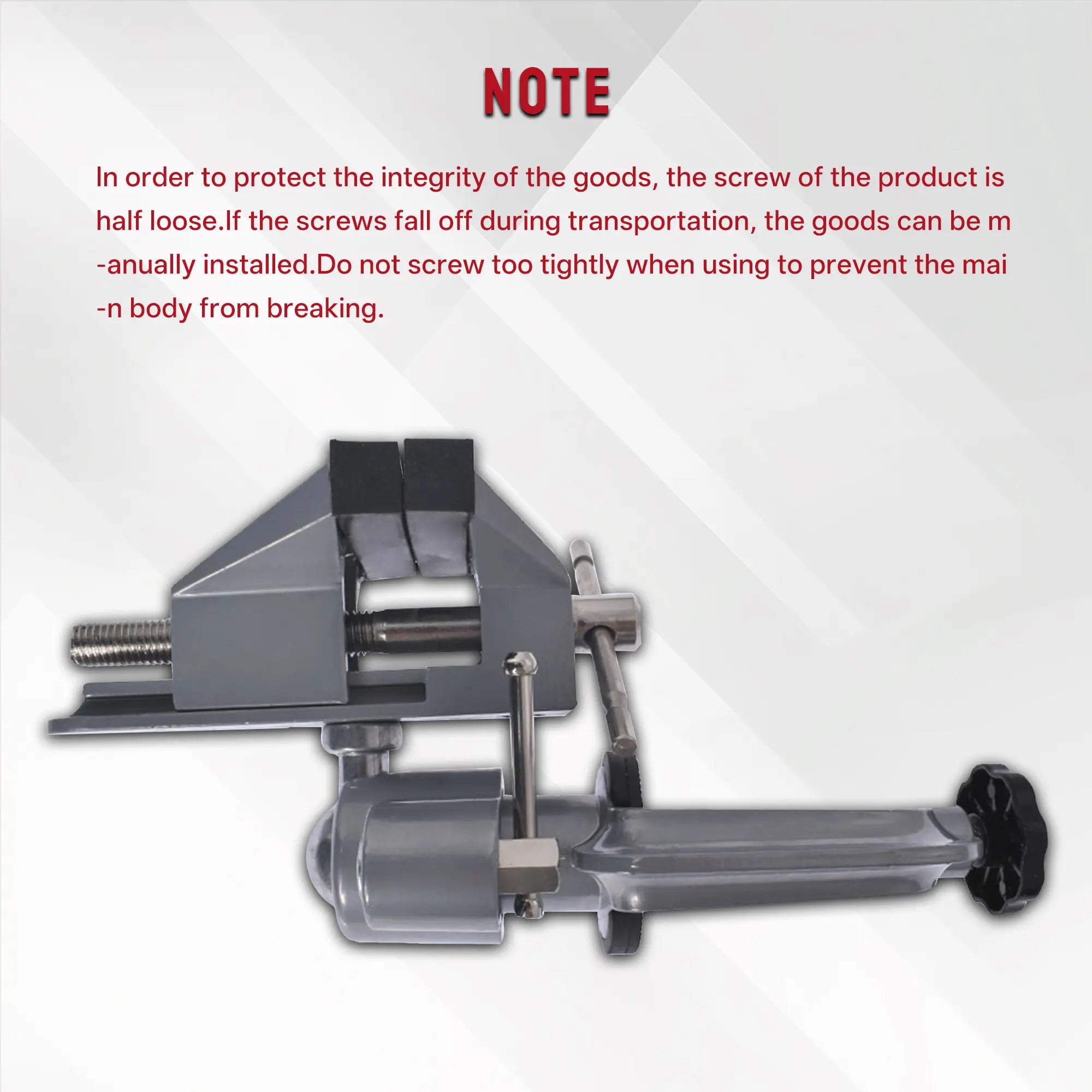 3" Work Bench Table Bench Vise Clamp Swivel Rotating NEW Universal, Aluminum Body, Jaw Opening 2" Fathersdaygift