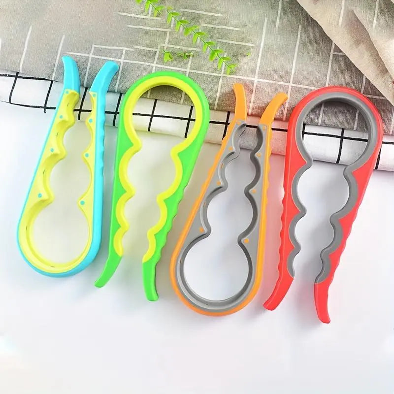 4 in 1 Can Opener, 1Pc Multifunctional Can Opener, Easy Use Kitchen Gadget for Elderly, Essential Kitchen Tool and Thanksgiving Gift, Utensils, Beverage Can Opener