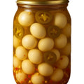 Da Bay Pickle Factory+Crazy Cajun Quail Eggs+Snack+Jalapeños Cajun Seasoning+Protein Canned Jar Food